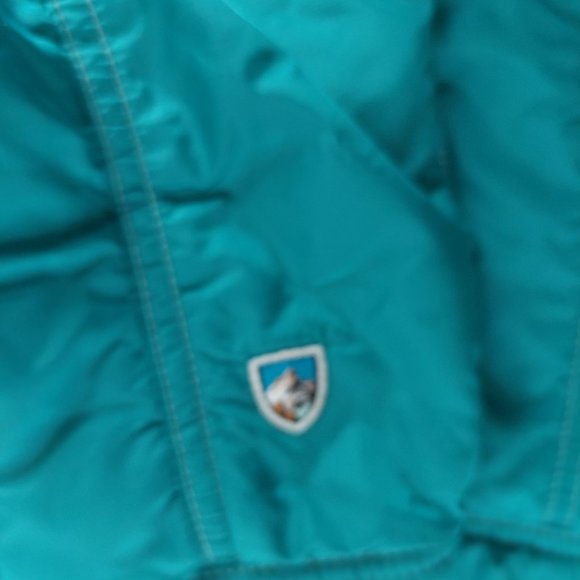 KUHL Born In The Mountains Women's Sz Small Aqua Long Jacket Pertrex/Permaloft - Picture 14 of 16